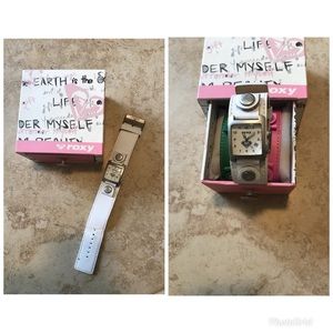 Roxy 3-in-1 watch with case